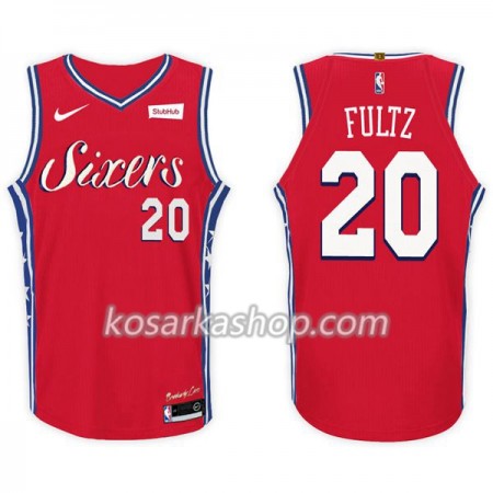 Dres Philadelphia 76ers Markelle Fultz 20 Nike 2017-18 Crvena Swingman